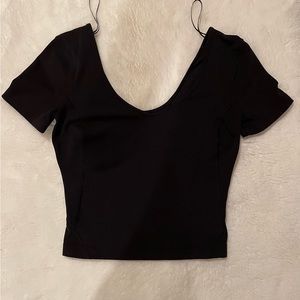 lululemon align t shirt, size 4 , black
